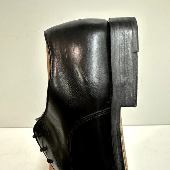 VERY GOOD Grant Stone x J. Crew Oxford Bench Made Cap Toe Black 11.5 - Picture 12 of 12